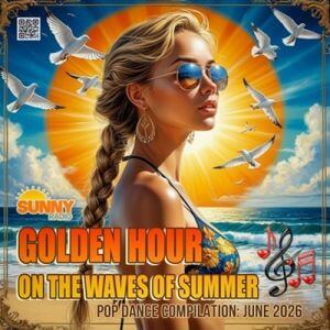 Golden Hour On The Waves Of Summer